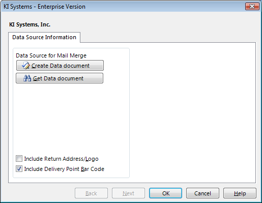 Data source labels wizard